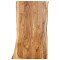 vidaXL Blat de masă, 100x(50-60)x2,5 cm, lemn masiv de acacia 286331