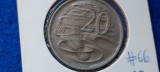 AUSTRALIA 20 CENTS 1969 ORNITORINC