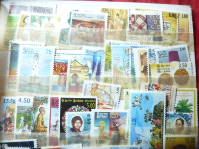 Lot 73 Timbre Sri-Lanka , stampilate foto