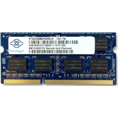 Memorie Laptop DDR3 Nanya 4gb 2Rx8 PC3-12800S-11-10-F2 foto