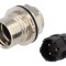 Conector Circular Soclu Tată 3 PIN Buccaneer 6000 Nichelat