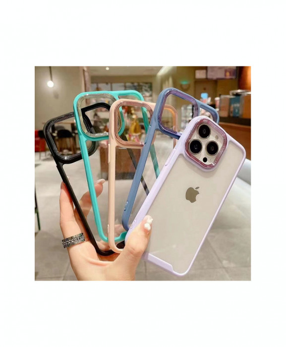 Husa 3in1 Electroplate Case Samsung Galaxy A72 4G, A725, A72 5G, A726 Albastra