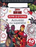 Marvel. Avengers. Iron Man. Scrie și șterge. Activități cu supereroi - ***