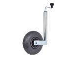 Roata de sustinere Carpoint pentru remorca cu tub de 48mm si roata 260x85mm