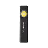 Lanterna EDC Klarus E5 Plus, 650 lumeni, 3 culori de lumina, dual switch, USB-C, acumulator 500mAh, baza magnetica, negru, IPX4