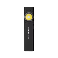 Lanterna EDC Klarus E5 Plus, 650 lumeni, 3 culori de lumina, dual switch, USB-C, acumulator 500mAh, baza magnetica, negru, IPX4