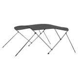 Parasolar barca Bimini cu 3 arcuri, antracit, 183x180x137 cm