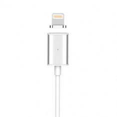 Cablu Date &amp;amp; Incarcare Magnetic APPLE Lightning - 1 Metru (Argintiu) foto