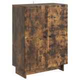 vidaXL Bufet Stejar fumuriu 66 x 34,5 x 90 cm Lemn prelucrat 893900