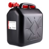 Canistră din plastic, neagră, 20 l