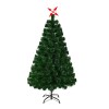 Brad de Craciun artificial, iluminat cu fibra optica si LED-uri, 180 cm, suport metalic inclus, RESIGILAT, ProCart