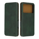 Husa tip carte pentru xiaomi poco x6 pro, techsuit, inchidere magnetica, green