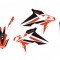 Set stikere Beta BETA RR 2T 4T 18- 19 BlackBird Dream 4 Rosu Negru Alb