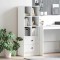 vidaXL Bufet cu sertar Alb 45.5 x 34 x 127 cm Lemn compozit