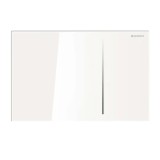 Geberit Sigma70 Placă de acționare cu servoasistență (sticlă albă)