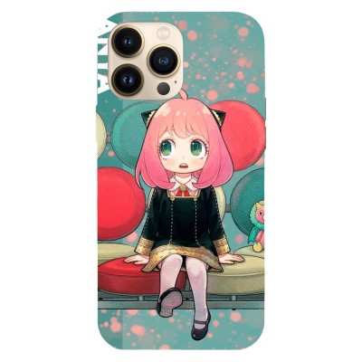 Husa compatibila cu Apple iPhone 14 Plus model Anya Forger Spy x Family, Silicon, TPU, Viceversa foto