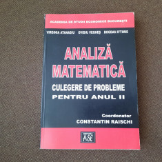 Virginia Atanasiu - Analiza matematica. Culegere de probleme pentru anul II