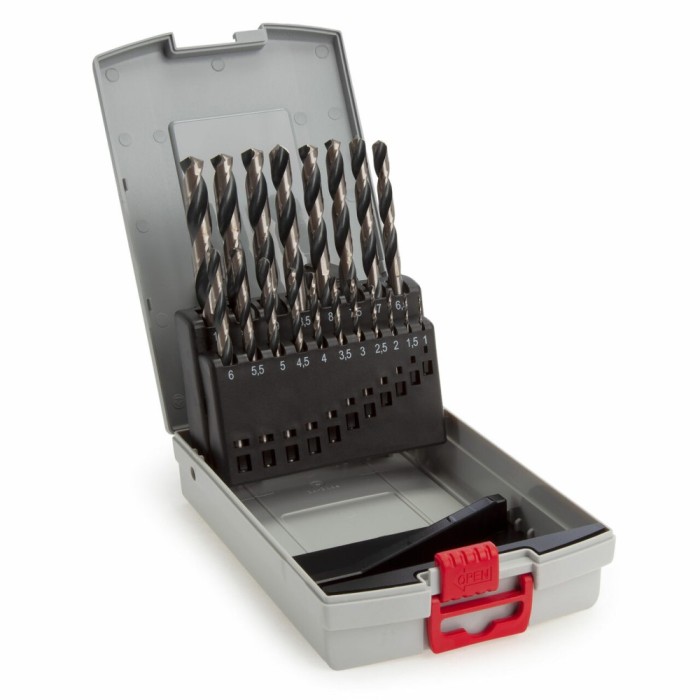 Bosch Set 19 burghie HSS PointTeq ProBox ProAdvanced PowerfulTools