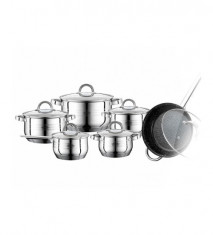 PETERHOF PH-15799 Set cratite inox cu capac 12 piese foto