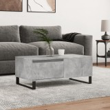 vidaXL Măsuță de cafea, gri beton, 90x50x36,5 cm, lemn compozit