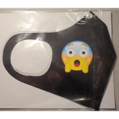 Masca protectie Emoji PANIC. Reutilizabila foto