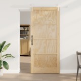 Ușa glisantă vidaXL cu set hardware 93x211 cm lemn masiv de pin