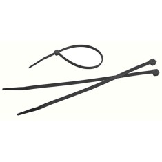 Colier din nailon pentru cabluri 2,5x140 mm negru, 100 buc,