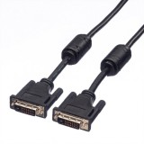 Cablu monitor DVI (24+1) T-T dual link 15m, Roline 11.04.5598