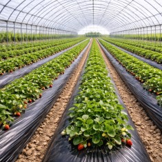 Folie mulcire 15 microni - 1,2 x 2400 m