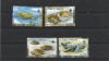 Sao Tome e Principe 2001 - Fauna , WWF , Testoase , serie 4 valori , dantelate , MNH , Mi.1899-1902, Nestampilat