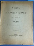 Muzeul de Istorie Naturala din Bucuresti 1918 - Antipa - Institutul Arte Grafice Carol Gobl