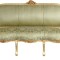 Sofa baroc Marie Antoinette din lemn masiv auriu CAT361A43