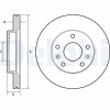 DELPHI BG4455 Disc frana