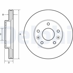 DELPHI BG4455 Disc frana