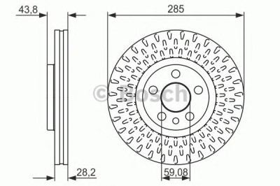 Disc frana FIAT SCUDO platou / sasiu (220) (1996 - 2006) BOSCH 0 986 479 114 foto