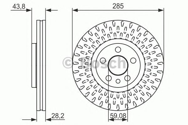 Disc frana FIAT SCUDO combinato (220P) (1996 - 2006) BOSCH 0 986 479 114