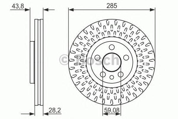 Disc frana FIAT SCUDO platou / sasiu (220) (1996 - 2006) BOSCH 0 986 479 114