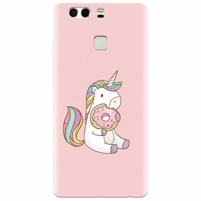 Husa silicon pentru Huawei P9 Plus, Unicorn Donuts foto
