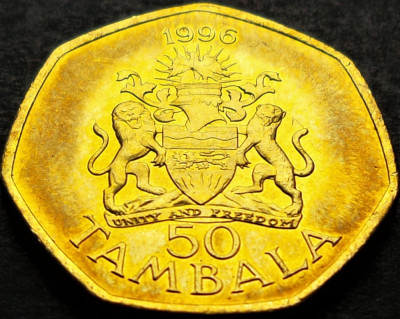 Moneda exotica 50 TAMBALA - Republica MALAWI, anul 1996 * cod 5406 = UNC foto