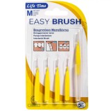 Periuțe Interdentare, Life Time, Easy Brush, Mărime Medie, Set 5 Bucăți, Galben, Oem