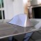 Ornament pentru plafon auto tip &quot;SHARK TAIL&quot; culoare Argintiu