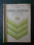 ION POPESCU - LIMBA ROMANA. GRAMATICA. MANUAL PENTRU CLASA A VIII-A (1991)