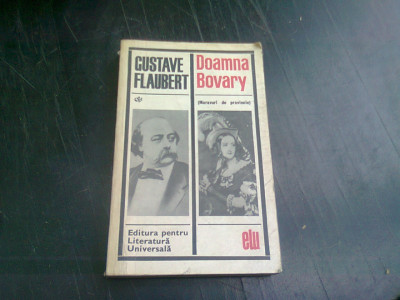 DOAMNA BOVARY - GUSTAVE FLAUBERT foto