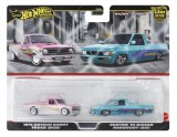 HOT WHEELS PREMIUM SET 2 MASINUTE METALICE DATSUN SUNNY TRUCK SI NISSAN HARDBODY SCARA 1:64 SuperHeroes ToysZone, Mattel