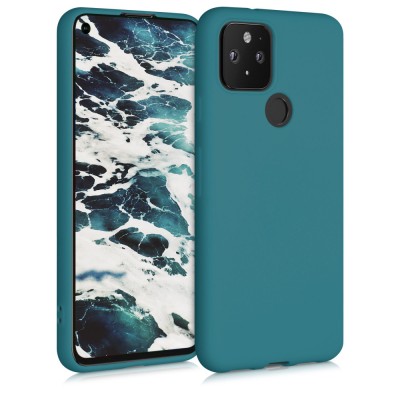 Husa pentru Google Pixel 5, Silicon, Verde, 51722.57 foto