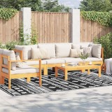 vidaXL Covor Exterior ARAKIL Negru Alb Polipropilenă 300 x 400 cm Model