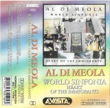 Al Di Meola - World Sinfonia - Heart Of The Immigrants, Caseta Audio Album, A'Vista, Romania, Stare Foarte Buna