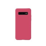 Husa protectie Flippy compatibila cu Samsung Galaxy S10 E Liquid Silicone Case Fuchsia