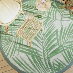 vidaXL Covor de exterior, ARAKIL verde, &Oslash;200 cm, PP