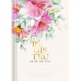 Registru A4 192 file DACO model floral alb RG4192DR